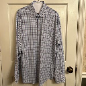 Peter Millar Multi Color Button Down Shirt size Large